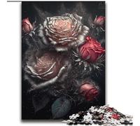 Puzzles de Roses Magnifiques pour Adultes, 2000 pièces, à partir de 14 Ans, Jeu de Noël Anti-Stress, Cadeaux pour Femmes (70x100cm)