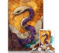 Puzzles de Serpents fantastiques pour Adolescents 2000 pièces, Jeu éducatif, Jouet de défi, décoration Murale, Cadeaux d'anniversaire et de Noël Uniques 70x100cm