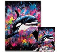 Puzzles de singes pour Puzzles de 1000 pièces, Cadeau de défi cérébral, activité éducative pour Adolescents 26x38cm/10,23x14,96 Pouces