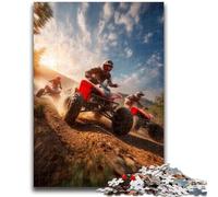 Puzzles de Ski de Fond en Montagne 1000 pièces pour Adolescents, pour Tuer Le Temps en Vacances, Chaque pièce est Unique - Jeu Familial Stimulant et Amusant (50x75cm)
