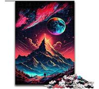 Puzzles de Sommets de Montagnes mystiques pour Adultes et Adolescents, Jouets addictifs pour stimuler l'intelligence cérébrale, Cadeaux d'anniversaire pour Les 14 Ans et Plus (26x38cm)