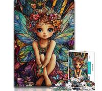 Puzzles de sorcières animées pour Adultes et Adolescents Jeux de détente, idéal comme Cadeau pour Toute la Famille (75x50cm)