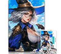 Puzzles de sorcières animés 2000 pièces pour Adolescents, Aidez Le Cerveau à exercer des Jouets addictifs pour cultiver la Patience et l'interaction Parent-Enfant 70x100cm