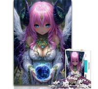 Puzzles de sorcières mystérieuses 1000 pièces pour Adolescents, Jeux éducatifs, décoration d'intérieur, à Offrir en Cadeau à Toute la Famille (38x26cm)
