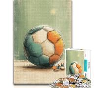 Puzzles de Sport de Football pour Adultes, 1000 pièces, Jouets éducatifs et éducatifs, Jeux familiaux avec Affiche et fiche de Questions-réponses Assorties, 50x75cm