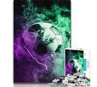 Puzzles de Sport de Football pour Adultes et Adolescents, Jouets éducatifs et éducatifs, Jeux familiaux avec Affiche et fiche de Questions-réponses (75x50cm)