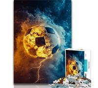 Puzzles de Sport de Football pour Adultes, Jouets éducatifs et éducatifs, Jeux familiaux avec Affiche et fiche de Questions-réponses (75x50cm)