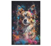 Puzzles De Sports De Chien Mignon 1000 Pièces pour Adultes Et Enfants Puzzle Jeux Éducatifs, Jeu Familial Amusant 78×53cm