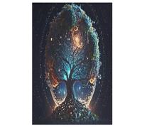 Puzzles De Sports De Cosmic Tree of Life 1000 Pièces pour Adultes Et Enfants Puzzle Jeux ÉduChatifs, Jeu Familial Amusant （78×53cm）