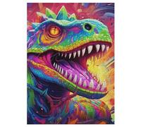 Puzzles De Sports De Dinosaure 300 Pièces pour Adultes Et Enfants Puzzle Jeux Éducatifs, Jeu Familial Amusant 42×30cm