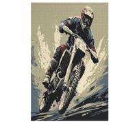 Puzzles De Sports De Motocross 1000 Pièces pour Adultes Et Enfants Puzzle Jeux Éducatifs, Jeu Familial Amusant 78×53cm