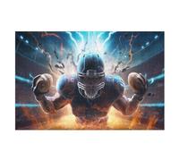Puzzles De Sports De Rugby Pattern 1000 Pièces pour Adultes Et EnfFourmis Puzzle Jeux Éducatifs, Jeu Familial Amusant （75×50cm）
