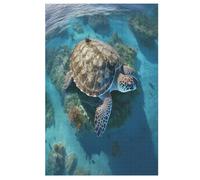 Puzzles De Sports De Sea Turtles 1000 Pièces pour Adultes Et Enfants Puzzle Jeux ÉduChatifs, Jeu Familial Amusant （78×53cm）
