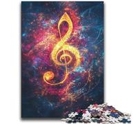 Puzzles de Symboles musicaux colorés pour Adolescents, 2 000 pièces, Jeu Familial Anti-Stress, défi Difficile, Cadeaux du Père Noël Secret (70x100cm)