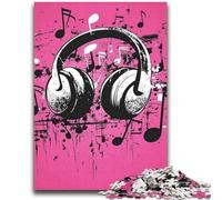 Puzzles de Symboles musicaux pour Adolescents (1 000 pièces), Jeu Stimulant et Amusant pour Toute la Famille (38x52cm)