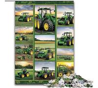 Puzzles de tracteurs agricoles pour Adultes et Adolescents, Jeu éducatif et Stimulant pour Les Anniversaires et Noël (50x75cm)