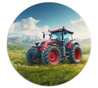 Puzzles de tracteurs colorés pour Adultes, Puzzle de 1 000 pièces pour Adolescents et familles, décoration DIY Parfaite et défi cérébral 67,5 x 67,5 cm