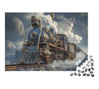 Puzzles de Train paysager : Un Passe-Temps agréable, l’Outil Parfait pour créer des Liens. 300 pièces (40 x 28 cm)