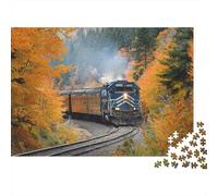 Puzzles de Train paysager : Un Passe-Temps agréable, l’Outil Parfait pour créer des Liens. 500 pièces (52 x 38 cm)