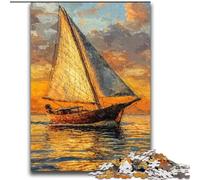 Puzzles de voiliers africains pour Adultes 2000 pièces, Jeux éducatifs et éducatifs pour Toute la Famille avec Affiche et fiche de Questions (70x100cm)