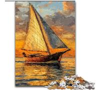 Puzzles de voiliers africains pour Adultes et Adolescents, Puzzles intéressants pour réduire Le Stress et interagir avec Les Parents (26x38cm)