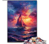 Puzzles de voiliers pour Adolescents, 1000 pièces, Art intéressant, réduction du Stress, liste de souhaits avec Le Père Noël, pour Les 14 Ans (50x75cm)