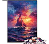 Puzzles de voiliers pour Adolescents, 1000 pièces, pour Passer Un Bon Moment en Famille (26x38cm)