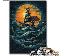 Puzzles de voiliers pour Adultes et Adolescents, 1000 pièces, Jouet éducatif Anti-Stress, idéal comme Cadeau pour Toute la Famille (50x75cm)