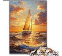 Puzzles de voiliers pour Adultes et Adolescents, Jouets de Divertissement Familial, idéal comme Cadeau pour Toute la Famille (26x38cm)