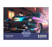 Puzzles de Voitures Anciennes 1000 pièces, pour Adultes et Puzzles en Bois, Jeux éducatifs pour Enfants 1000 pièces (75 x 50 cm)