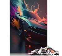 Puzzles de Voitures de Sport 1000 pièces, pour Adultes et Enfants, Jeux éducatifs en Bois (75 x 50 cm)