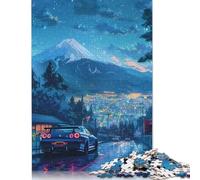 Puzzles de Voitures de Sport artistiques de 500 pièces pour Adultes, Puzzles en Bois, Casse-têtes pour Enfants, 500 pièces (52 x 38 cm)