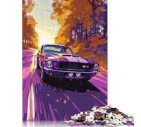 Puzzles de Voitures de Sport Classiques Cool 500 pièces pour Adultes Jouets Jeux Puzzle Puzzle en Bois pour 18 Ans Jeux éducatifs UPE 500 pièces (52x38cm)