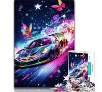 Puzzles de Voitures de Sport Galaxy pour Adolescents, 1 000 pièces, Jouet éducatif intellectuel et décompressant, Cadeaux du Père Noël Secret 50x75cm