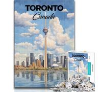 Puzzles de Voyage à Toronto pour Adolescents, 1000 Puzzles, Jeux éducatifs, Anti-Stress, liste de souhaits avec Le Père Noël, 50x75cm