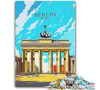 Puzzles de Voyage Allemagne Berlin 1000 pièces pour Adolescents, à partir de 14 Ans, décoration d'intérieur, Jeux de Famille, Cadeaux de Noël et d'anniversaire, 1000 pièces (50x75cm)