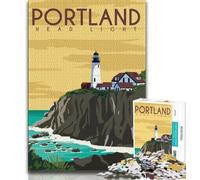 Puzzles de Voyage Autour du Monde 1000 pièces pour Adultes, Difficiles à compléter mais Amusants et Humoristiques, décoration d'intérieur et Cadeaux Uniques 50x75cm