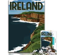 Puzzles de Voyage Autour du Monde pour Adolescents, Puzzle de 1000 pièces, Aide Le Cerveau à exercer des Jouets addictifs pour cultiver la Patience, Une œuvre d'art 50x75cm