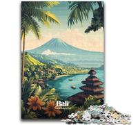 Puzzles de Voyage Bali Indonésie 1000 pièces pour Adolescents, à partir de 14 Ans, Casse-tête, Jeux de Famille, Cadeaux de Noël et d'anniversaire 1000 pièces (50x75cm)
