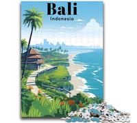Puzzles de Voyage Bali Indonésie 1000 pièces pour Adolescents, adaptés aux 14 Ans et Plus Amusement en Famille pour Toute la Famille 1000 pièces (50x75cm)