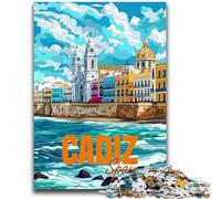 Puzzles de Voyage Cadix Espagne pour Adolescents 1000 pièces (50x75cm)
