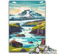 Puzzles de Voyage Islande pour Adolescents 2000 pièces, Jouets addictifs pour stimuler l'intelligence cérébrale, Cadeaux d'anniversaire pour Les 14 Ans et Plus, 2000 pièces (70x100cm)