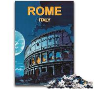 Puzzles de Voyage Rome Italie pour Adolescents 1000 pièces, Jouets éducatifs et éducatifs pour la Famille, adaptés à la décoration de Bureau 2000 pièces (70x100cm)