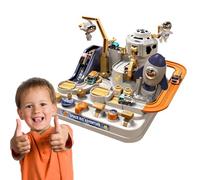 Puzzles de wagons - Jouets de véhicule préscolaire de sauvetage de la ville, Race Car Toys pour de 3 à 5 ans, cadeaux d'anniversaire pour de 3 à 5 ans