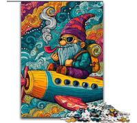 Puzzles d'elfe Barbu dans Un Avion pour Adultes et Adolescents, Jouets addictifs pour stimuler l'intelligence cérébrale, Cadeaux d'anniversaire pour Les 14 Ans et Plus (50x75cm)