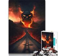 Puzzles Démons de l'enfer 1000 pièces pour Adolescents, activités Amusantes pour la Maison, Jouets pour Les Jours de Pluie, Cadeaux d'anniversaire 26x38cm
