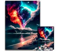 Puzzles « Derrière Les Montagnes » pour Adultes, 1 000 pièces, Jeu de réflexion pour Adolescents, pour Les fêtes, 50x75cm/19,68x29,52 Pouces