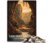 Puzzles des grottes de Carlsbad 1000 pièces pour Adolescents, idéal pour Les soirées Jeux, Jouet coloré pour la Maison, 1000 pièces (50x75cm)