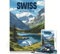 Puzzles des Parcs nationaux suisses pour Adolescents, 1000 pièces, Jeu de logique et de réflexion, Calme et Amusant, Bords Lisses, Cadeau d'anniversaire 50x75cm