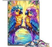 Puzzles Deux Perroquets 2000 Pièces pour Adultes, Cadeaux, Anti-Stress, Séjour, Passe-Temps, Amour Entre Couples (70x100cm)
